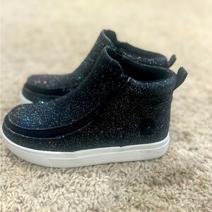 Billy Footwear - Black Sparkle Mid Tops. US Size Toddler 10.  Read description!